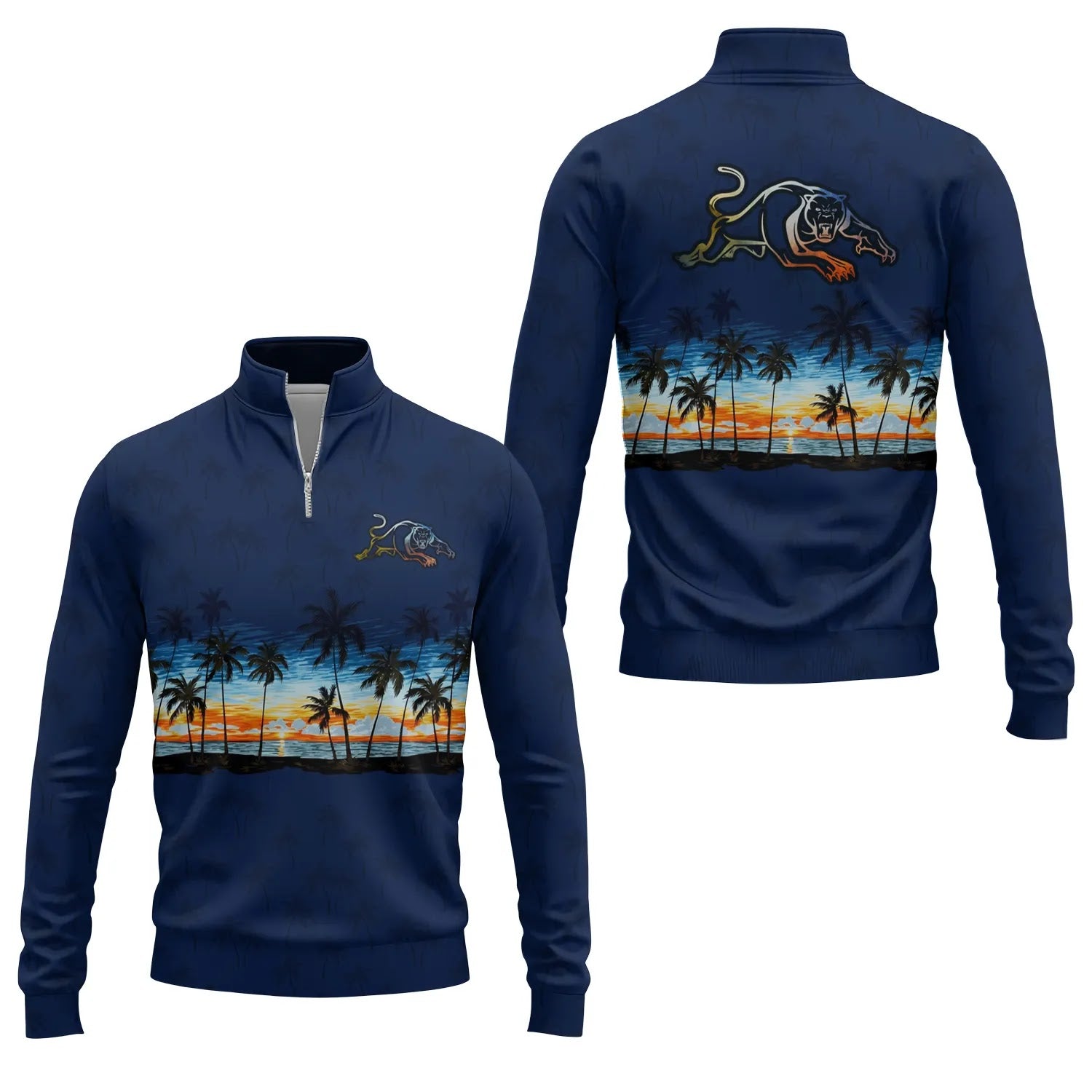 Penrith Panthers Quarter-zip Pullover SHW017