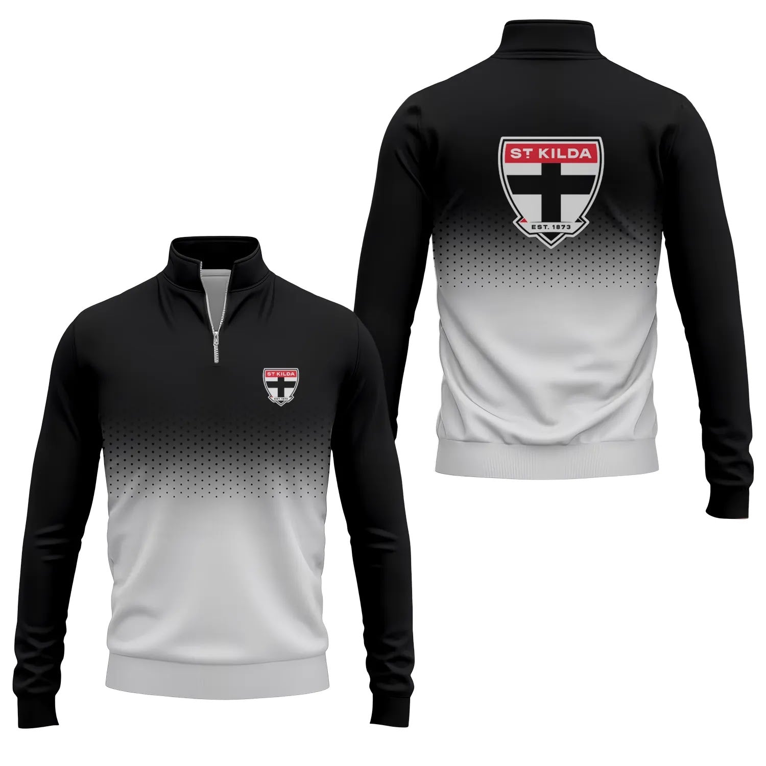 St Kilda Saints Quarter-zip Pullover SC094