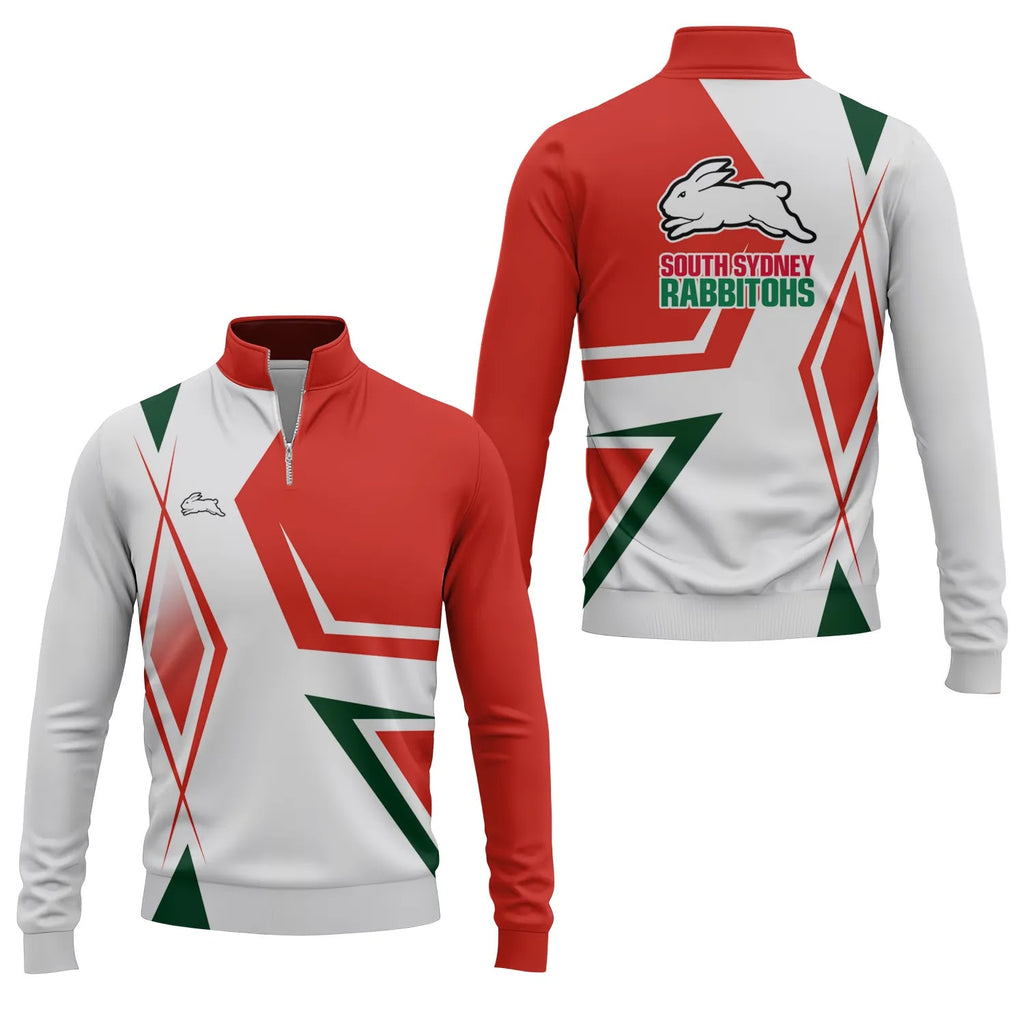 South Sydney Rabbitohs Quarter-zip Pullover SC080