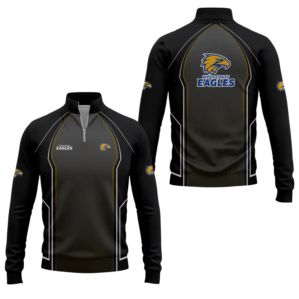 West Coast Eagles Quarter-zip Pullover SC061