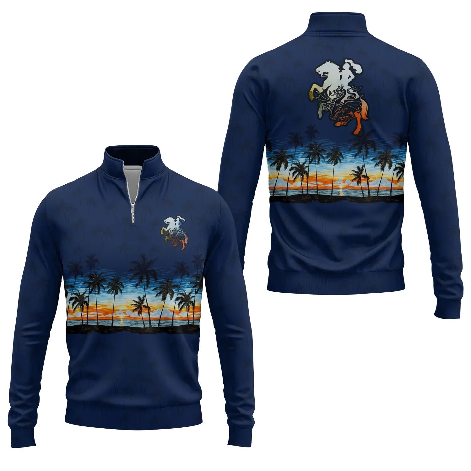 St George Illawarra Dragons Quarter-zip Pullover SHW017