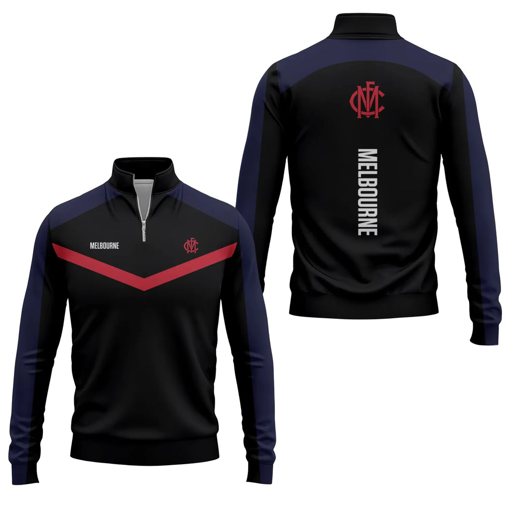 Melbourne Demons Quarter-zip Pullover SC035