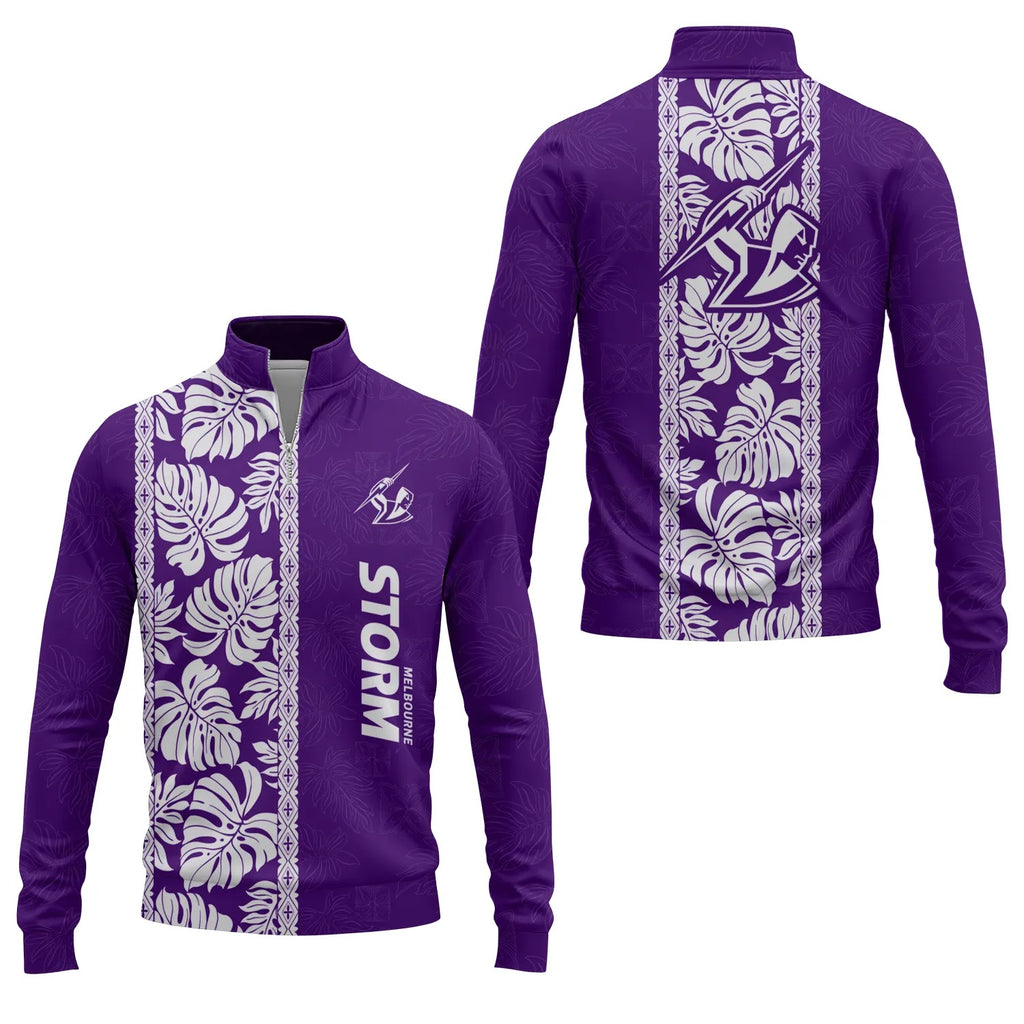 Melbourne Storm Quarter-zip Pullover SHW046