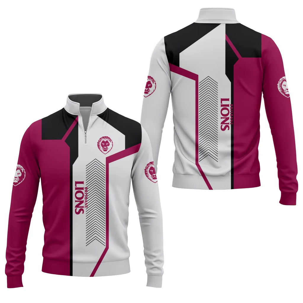 Brisbane Lions Quarter-zip Pullover SC065