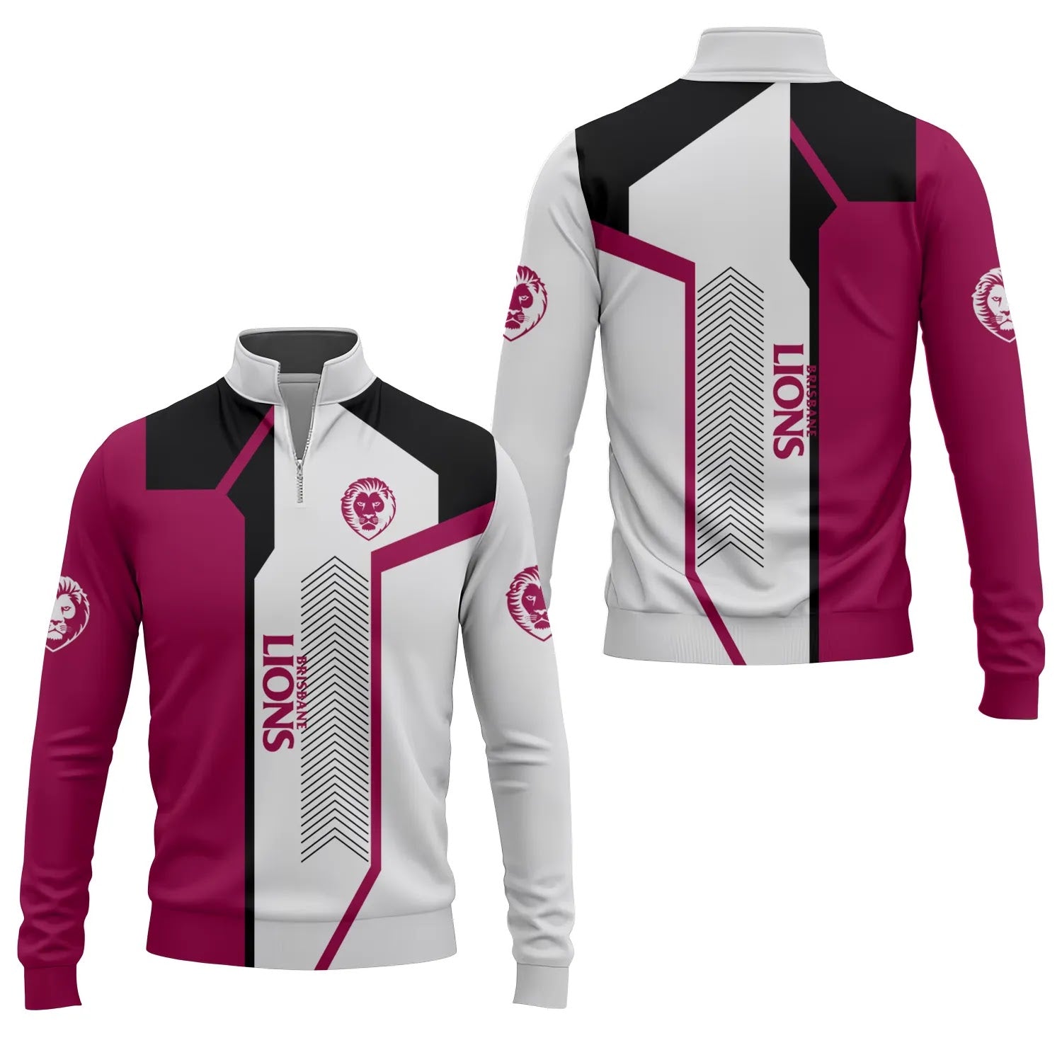 Brisbane Lions Quarter-zip Pullover SC065