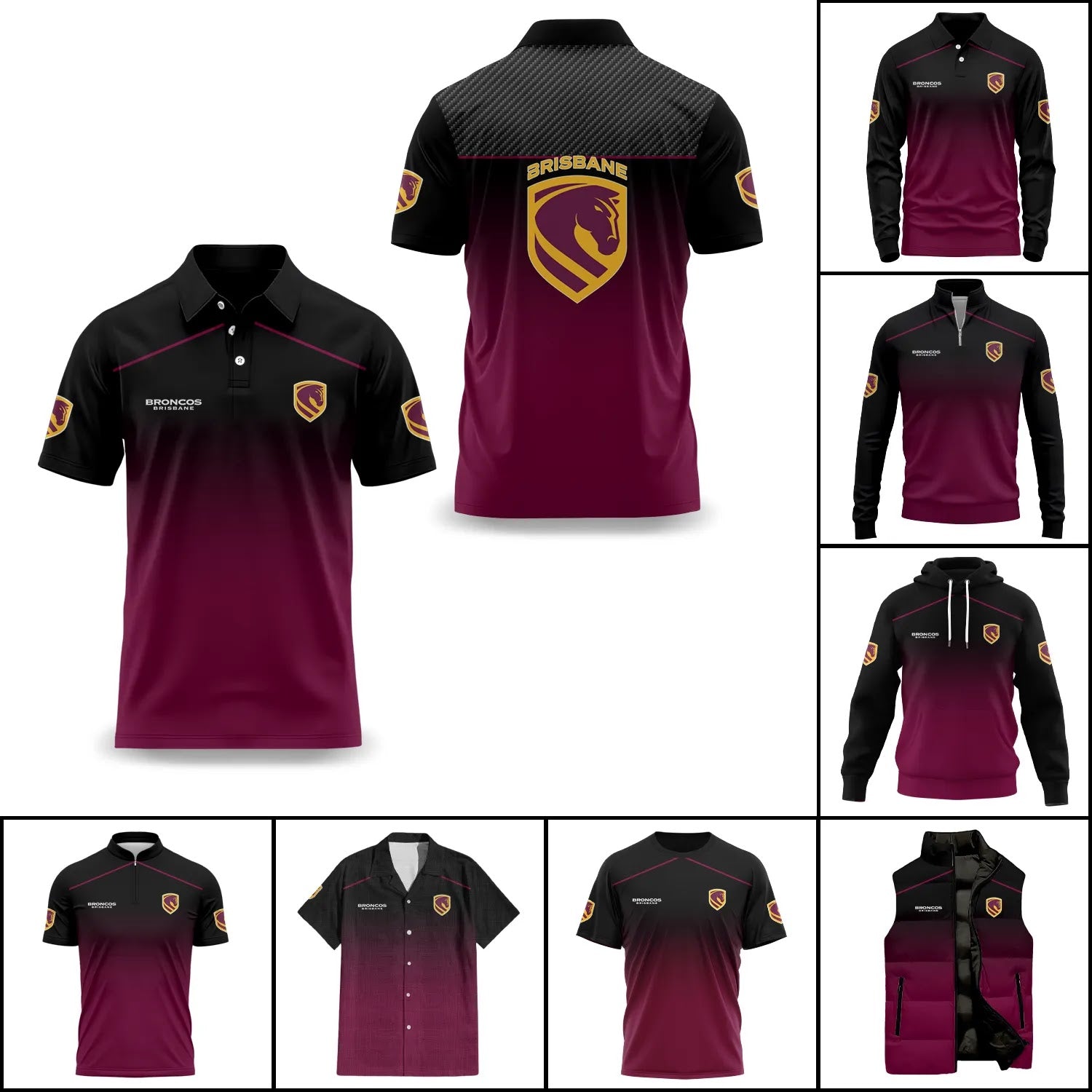 Brisbane Broncos Apparels SC001
