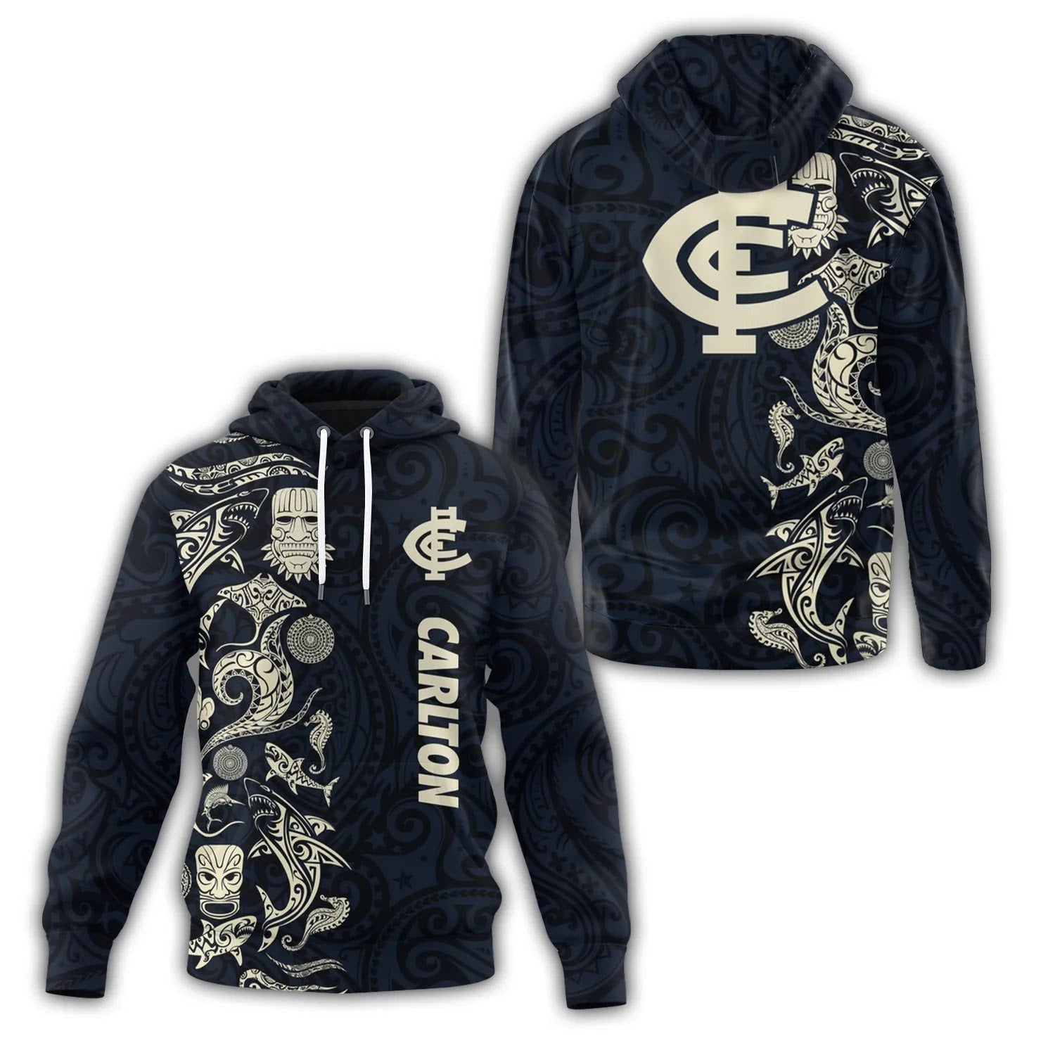 Carlton Blues Hoodie SHW033