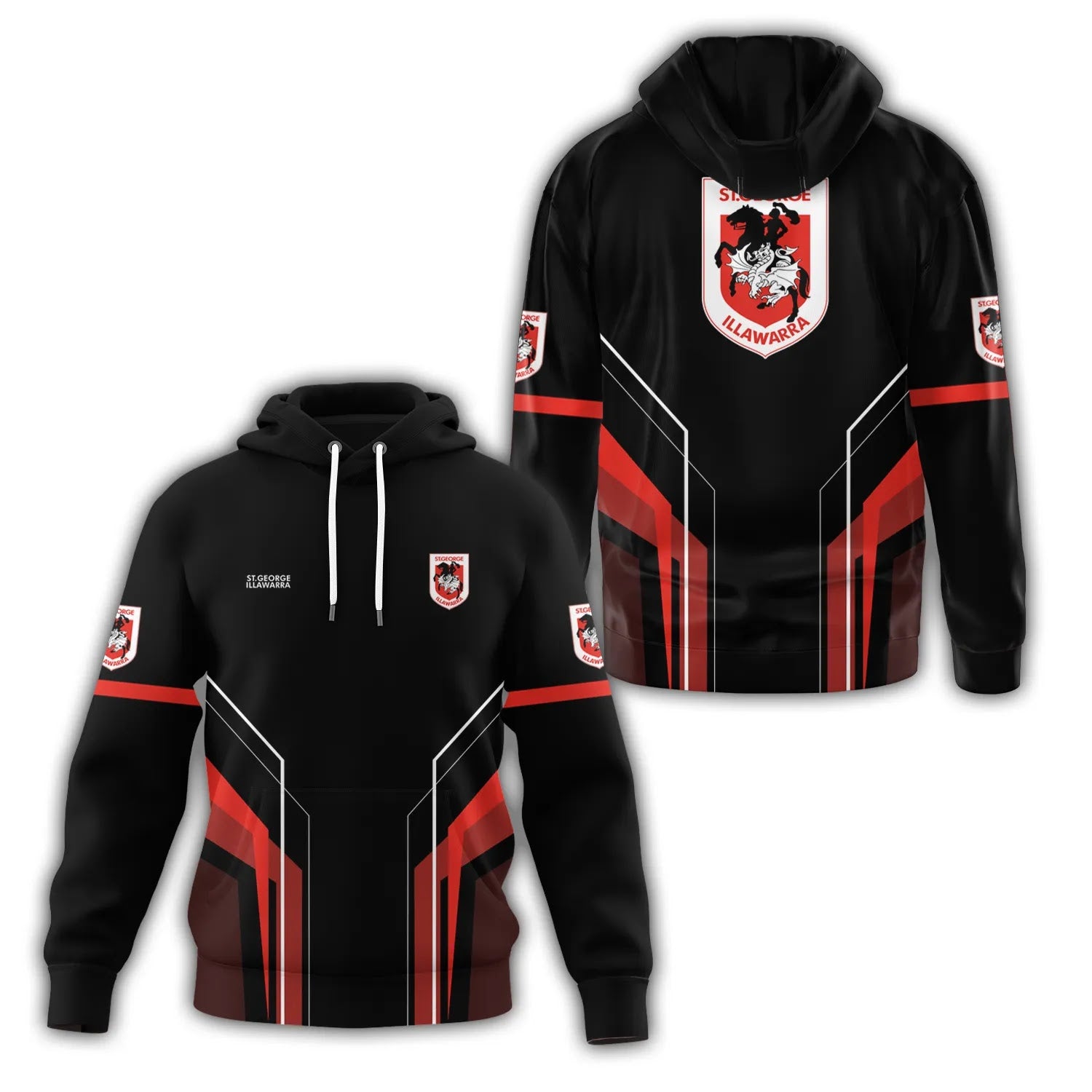 St George Illawarra Dragons Hoodie SC023