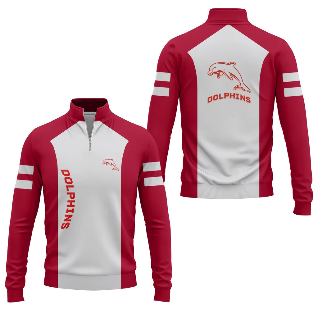 Dolphins Quarter-zip Pullover SC078