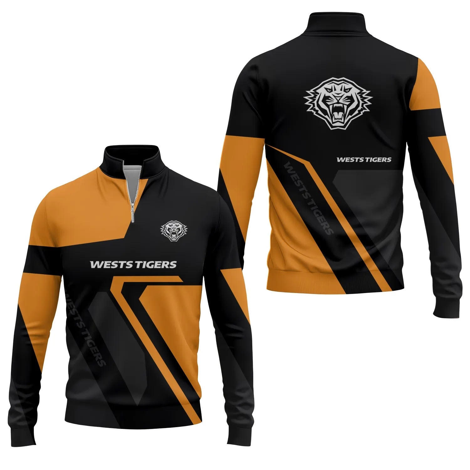 Wests Tigers Quarter-zip Pullover SC117