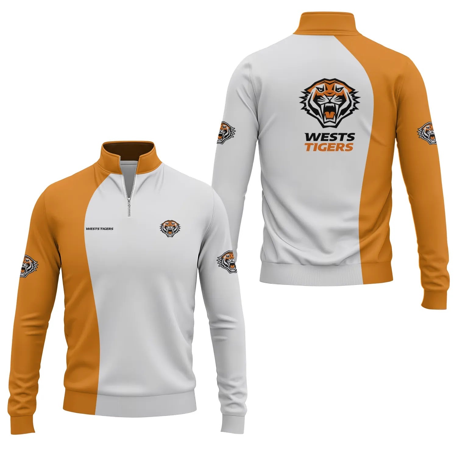 Wests Tigers Quarter-zip Pullover SC055