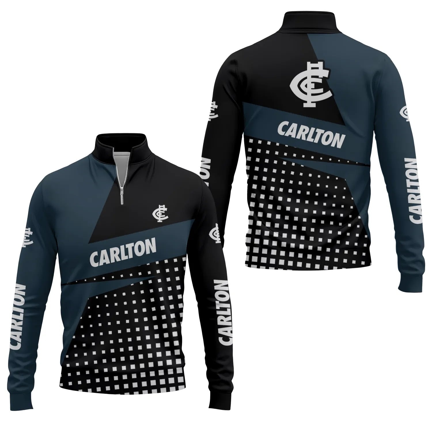 Carlton Blues Quarter-zip Pullover SC083