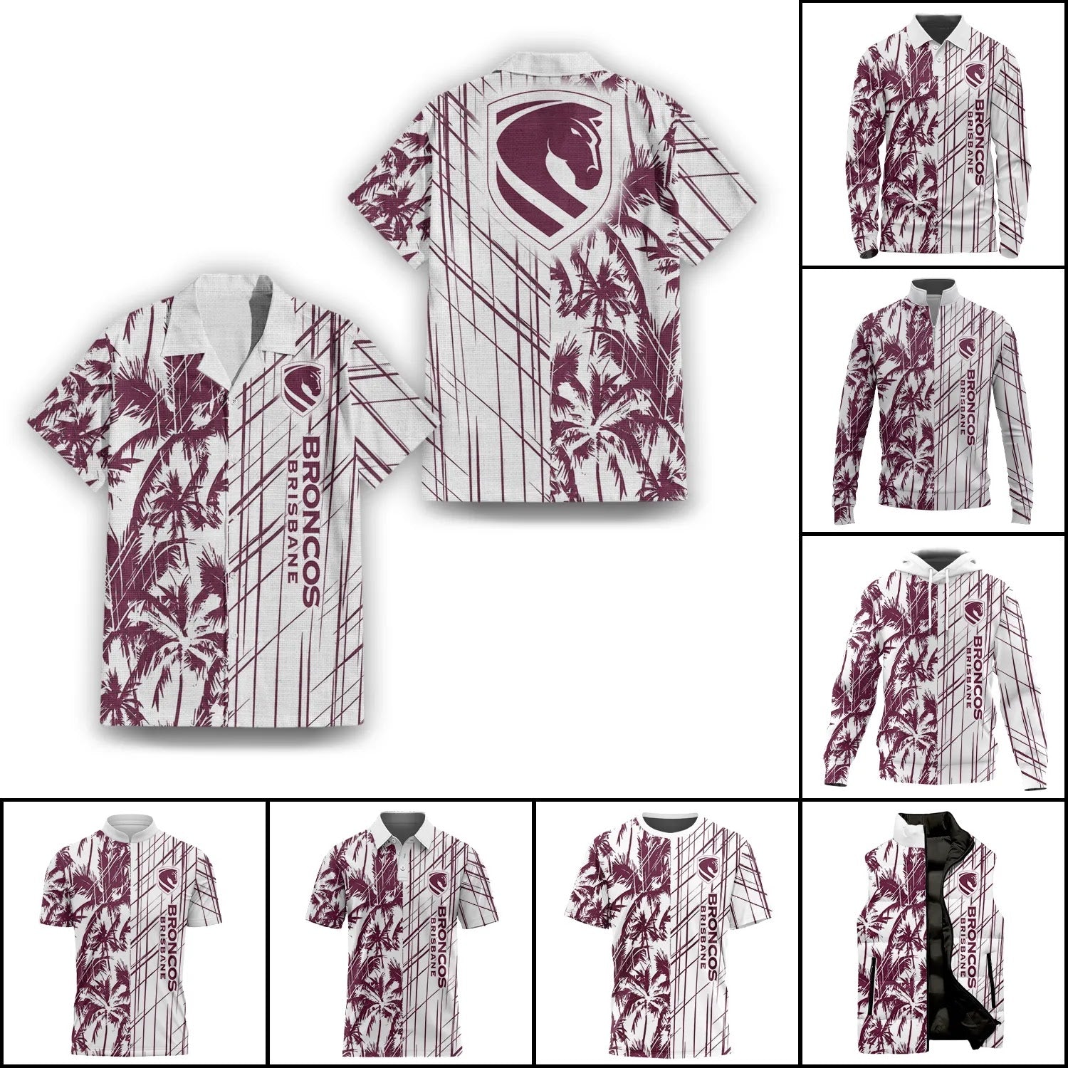 Brisbane Broncos Apparels SHW041
