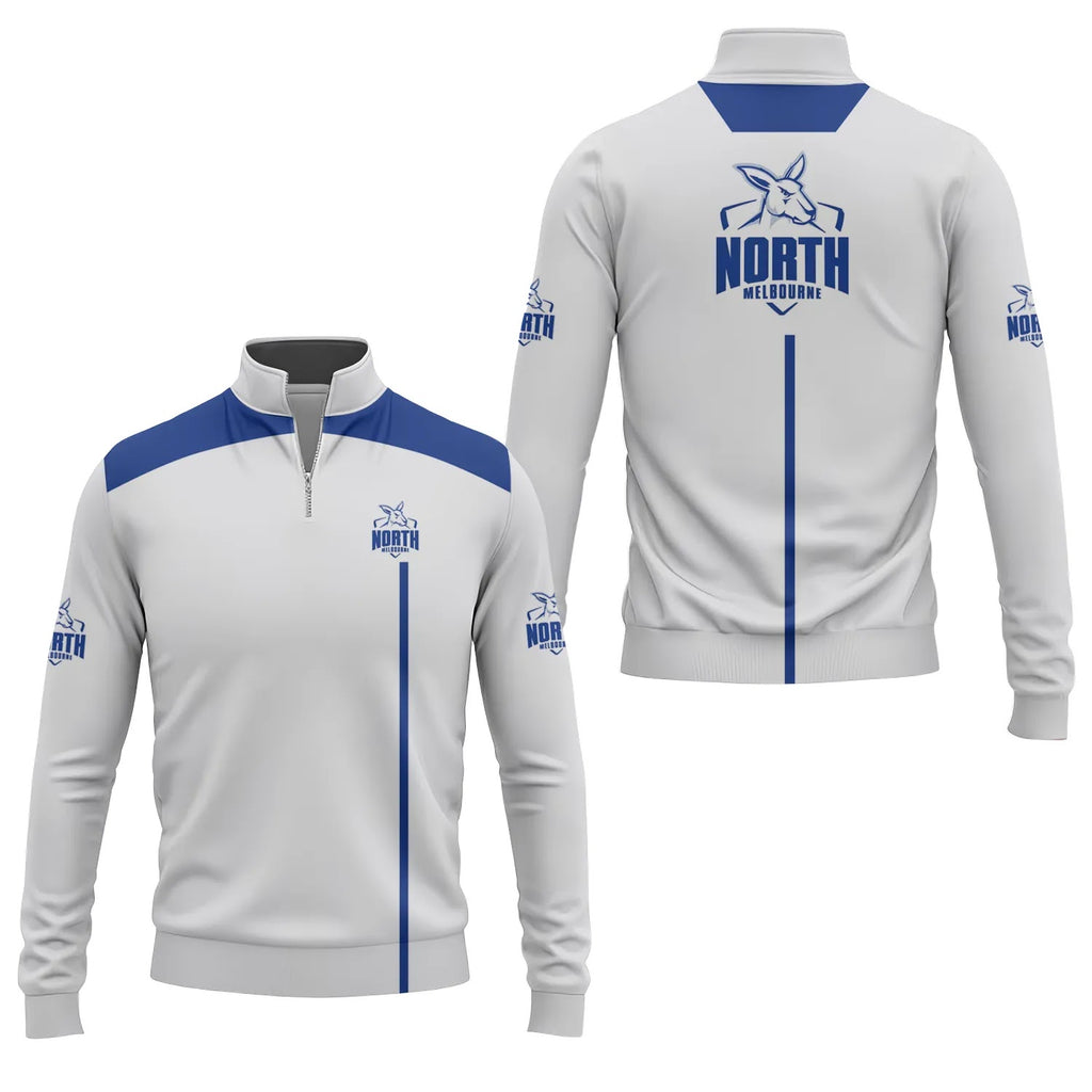 North Melbourne Kangaroos Quarter-zip Pullover SC021