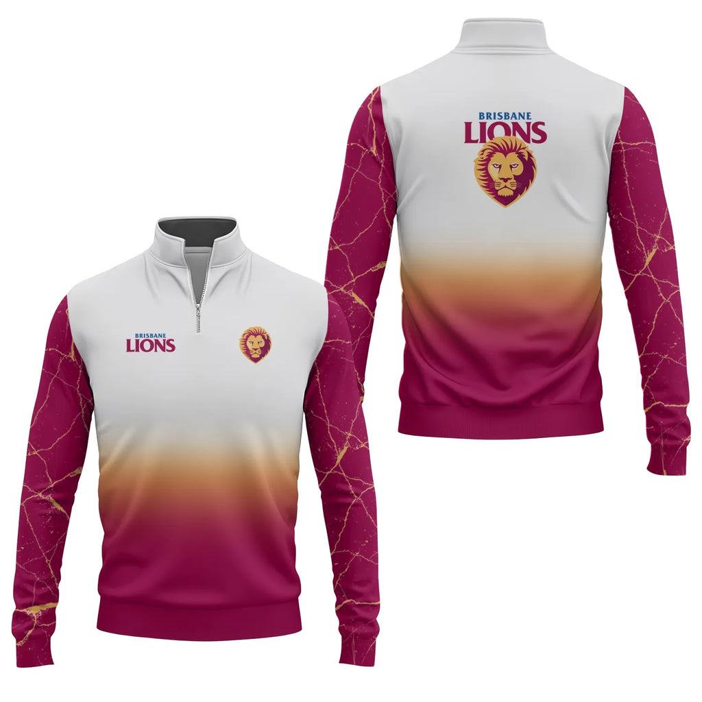 Brisbane Lions Quarter-zip Pullover SC120