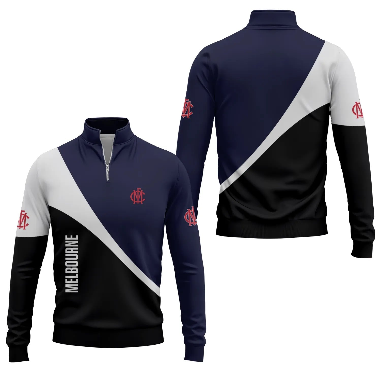 Melbourne Demons Quarter-zip Pullover SC090
