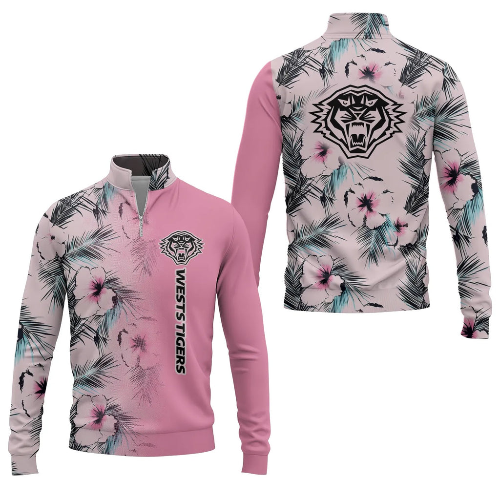 Wests Tigers Quarter-zip Pullover SHW056