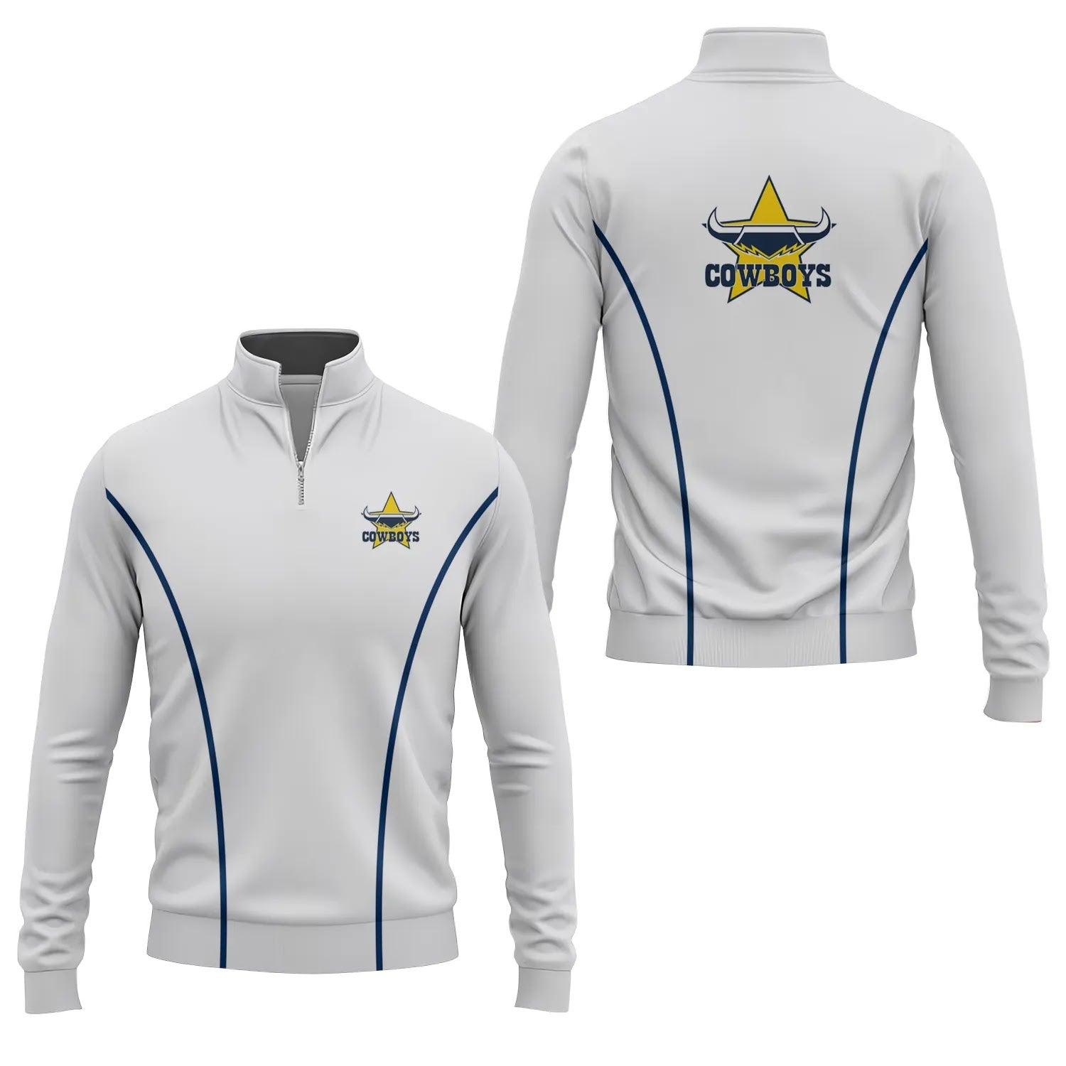 North Queensland Cowboys Quarter-zip Pullover SC025