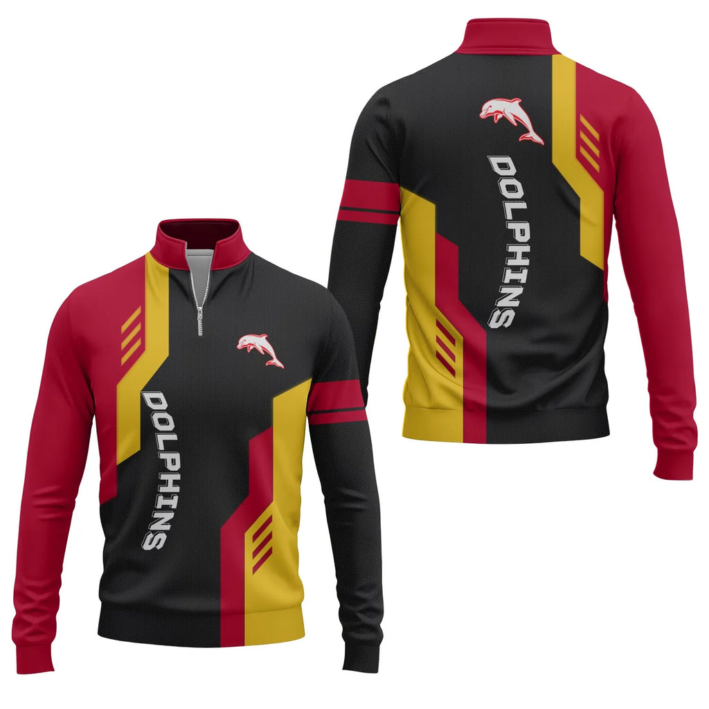 Dolphins Quarter-zip Pullover SC029