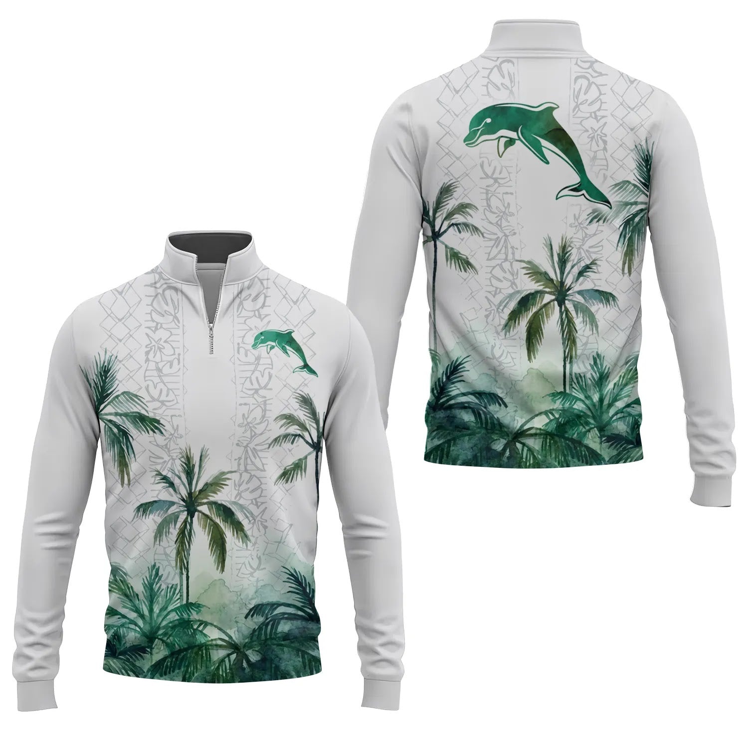 Dolphins Quarter-zip Pullover SHW015