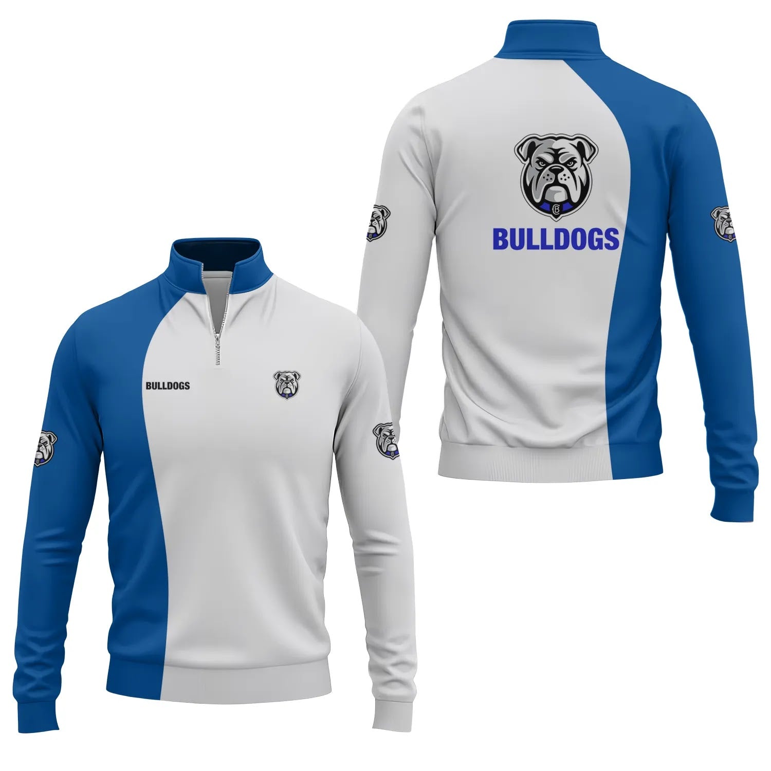 Canterbury-Bankstown Bulldogs Quarter-zip Pullover SC055