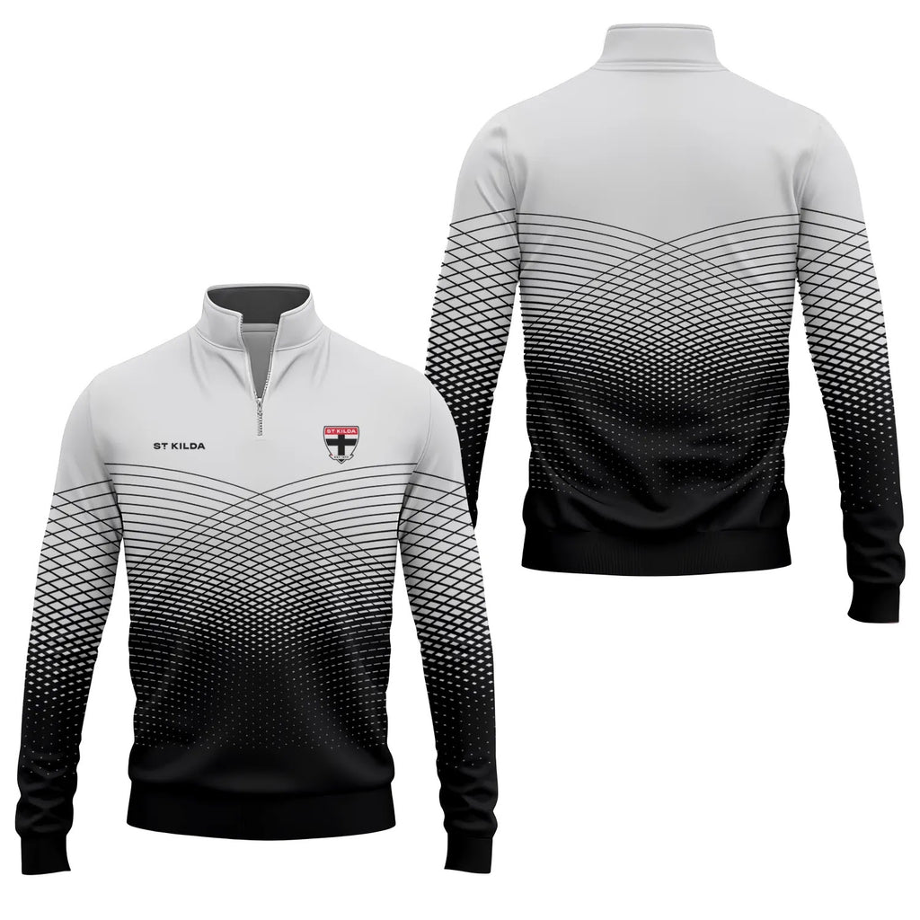 St Kilda Saints Quarter-zip Pullover SC109