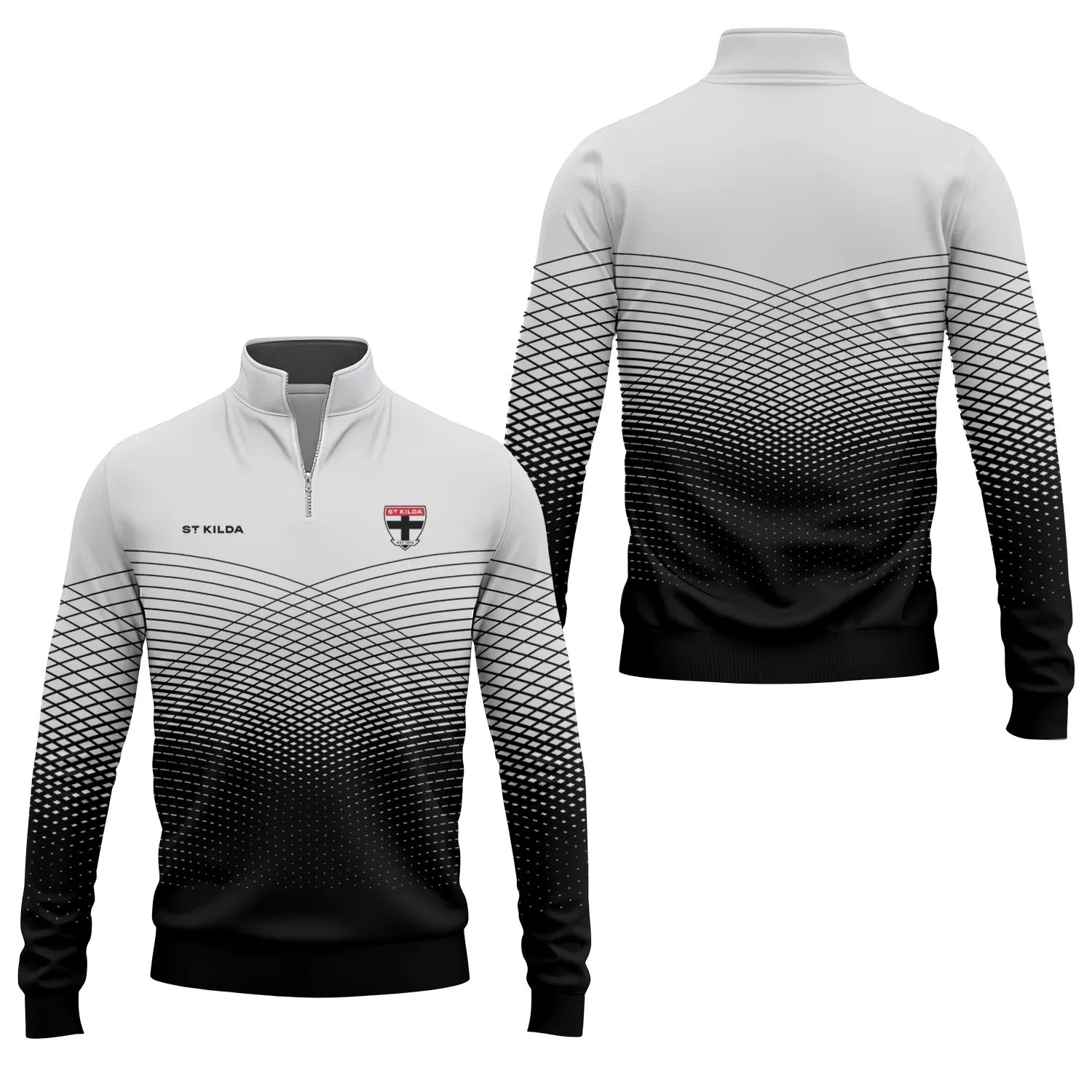 St Kilda Saints Quarter-zip Pullover SC109
