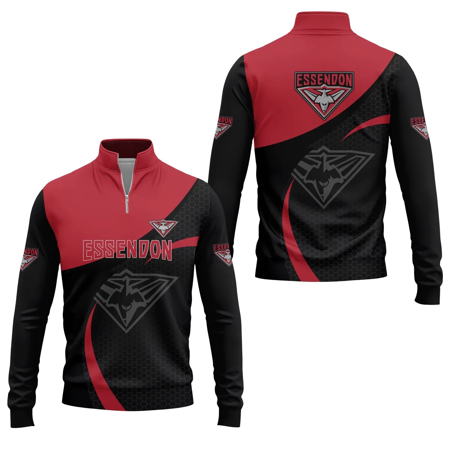 Essendon Bombers Quarter-zip Pullover SC002
