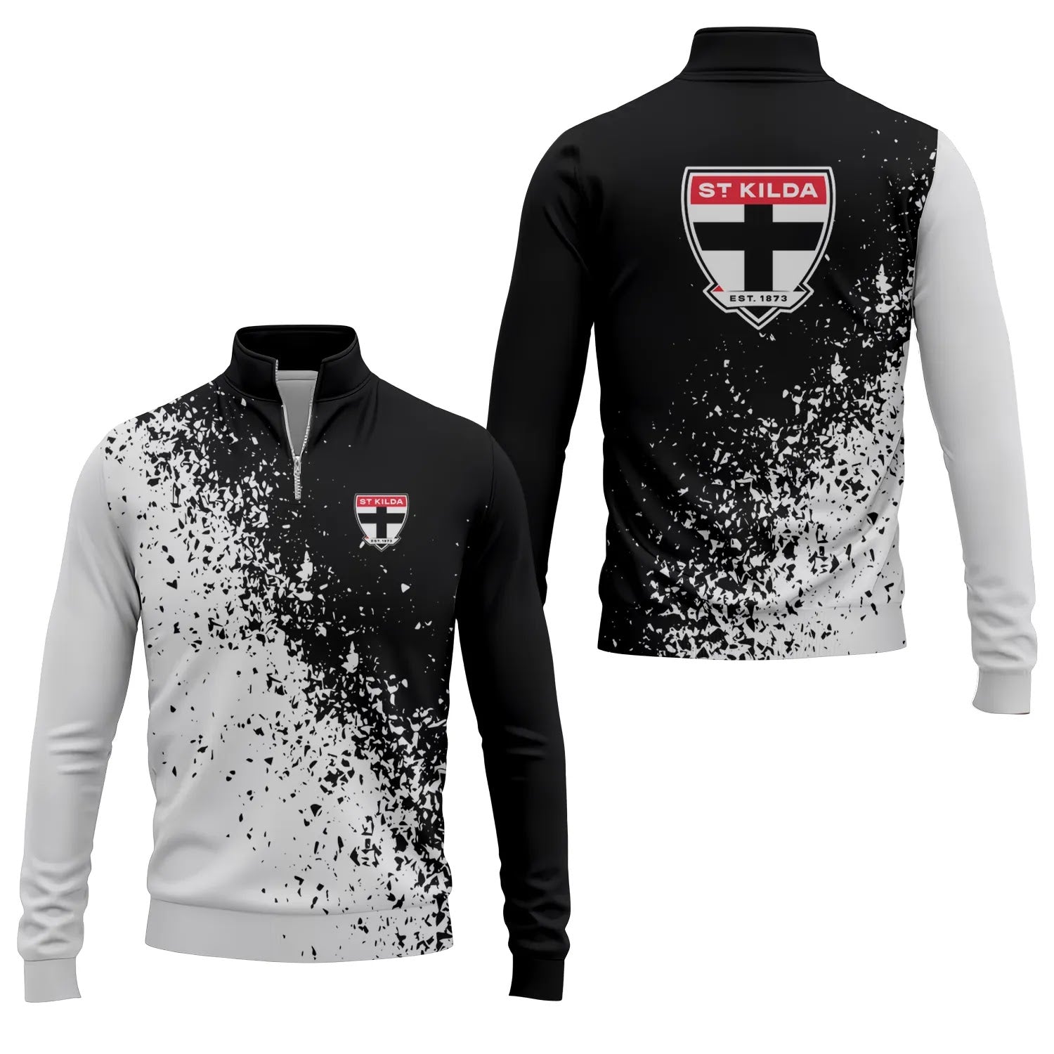 St Kilda Saints Quarter-zip Pullover SC070