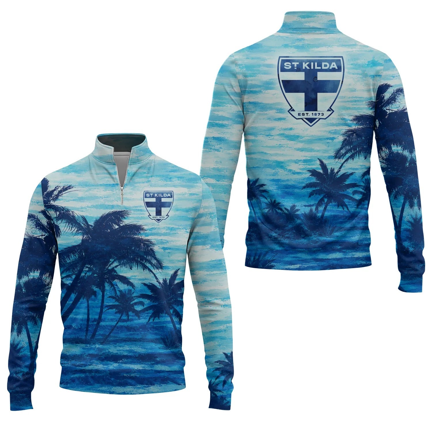 St Kilda Saints Quarter-zip Pullover SHW048