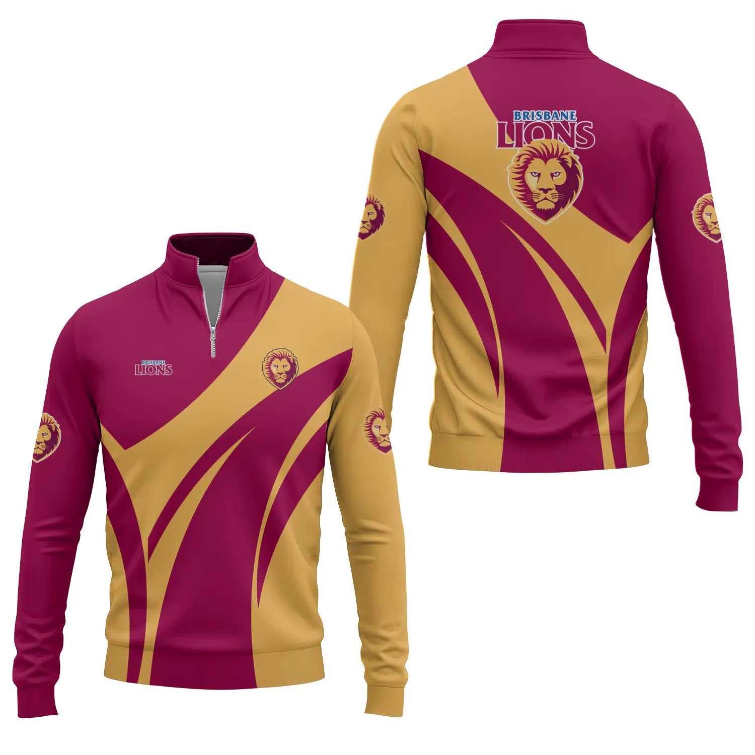 Brisbane Lions Quarter-zip Pullover SC022