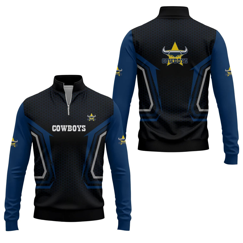 North Queensland Cowboys Quarter-zip Pullover SC075