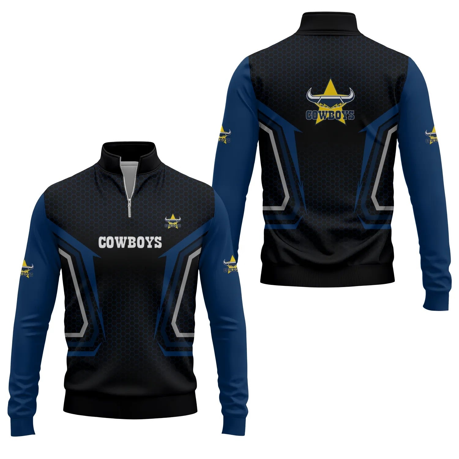 North Queensland Cowboys Quarter-zip Pullover SC075