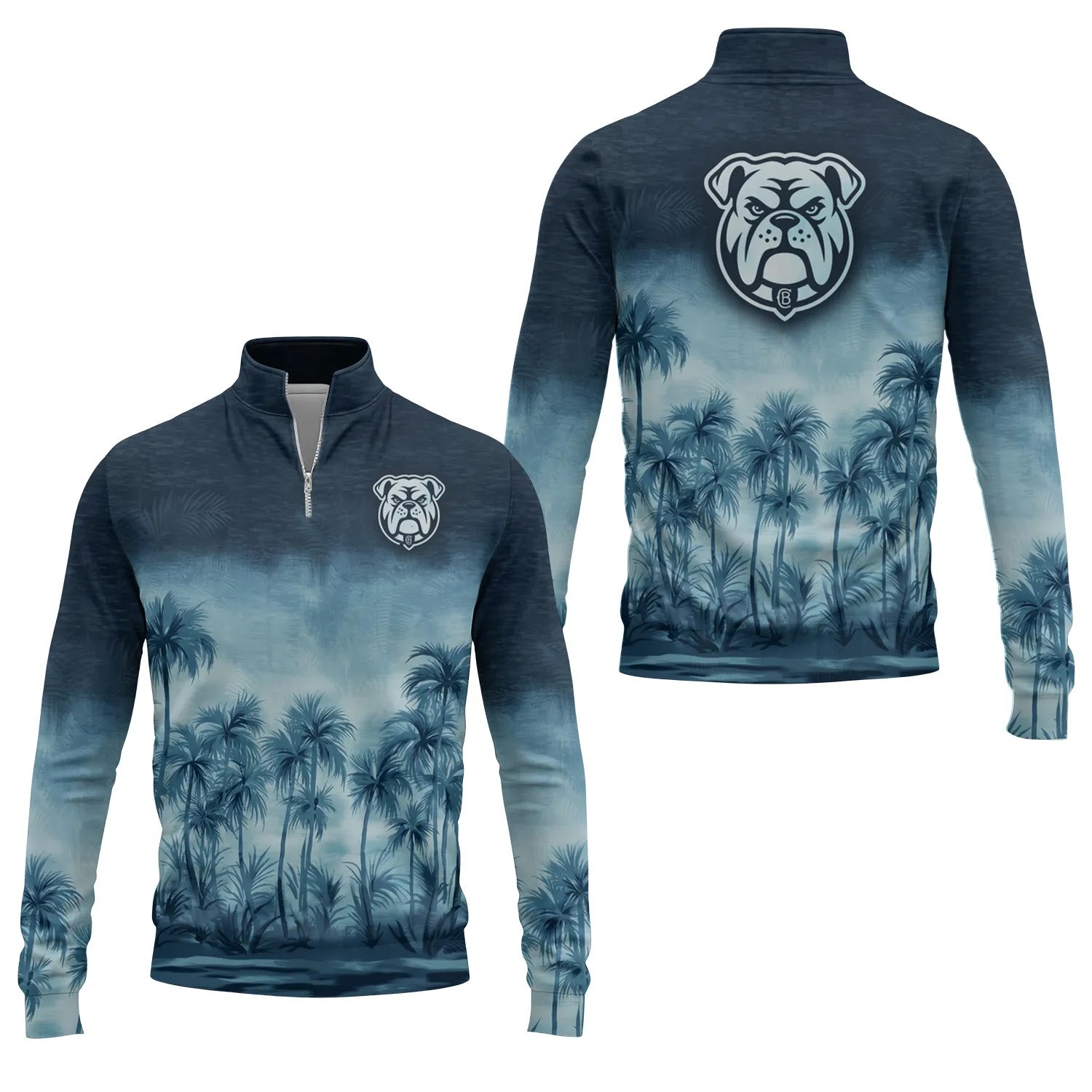Canterbury-Bankstown Bulldogs Quarter-zip Pullover SHW021