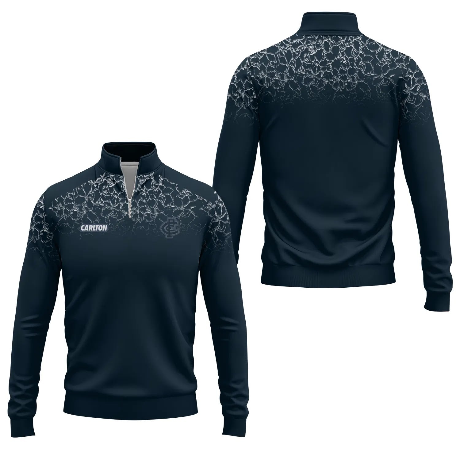 Carlton Blues Quarter-zip Pullover SC108
