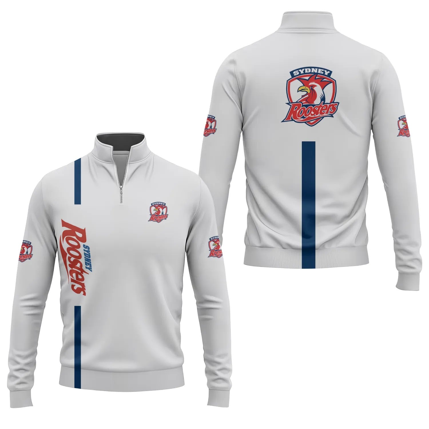 Sydney Roosters Quarter-zip Pullover SC005
