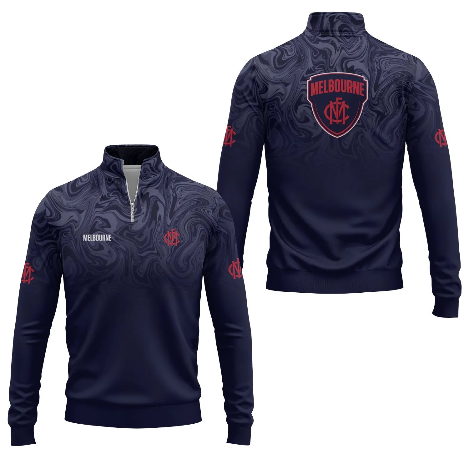 Melbourne Demons Quarter-zip Pullover SC091