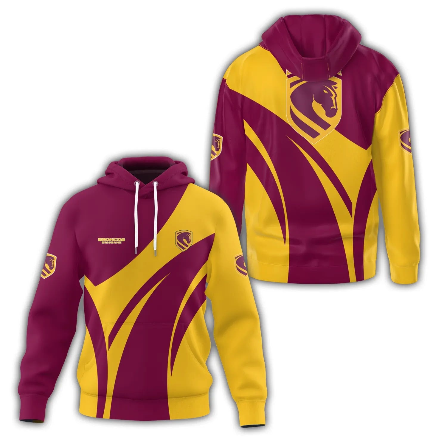 Brisbane Broncos Hoodie SC022