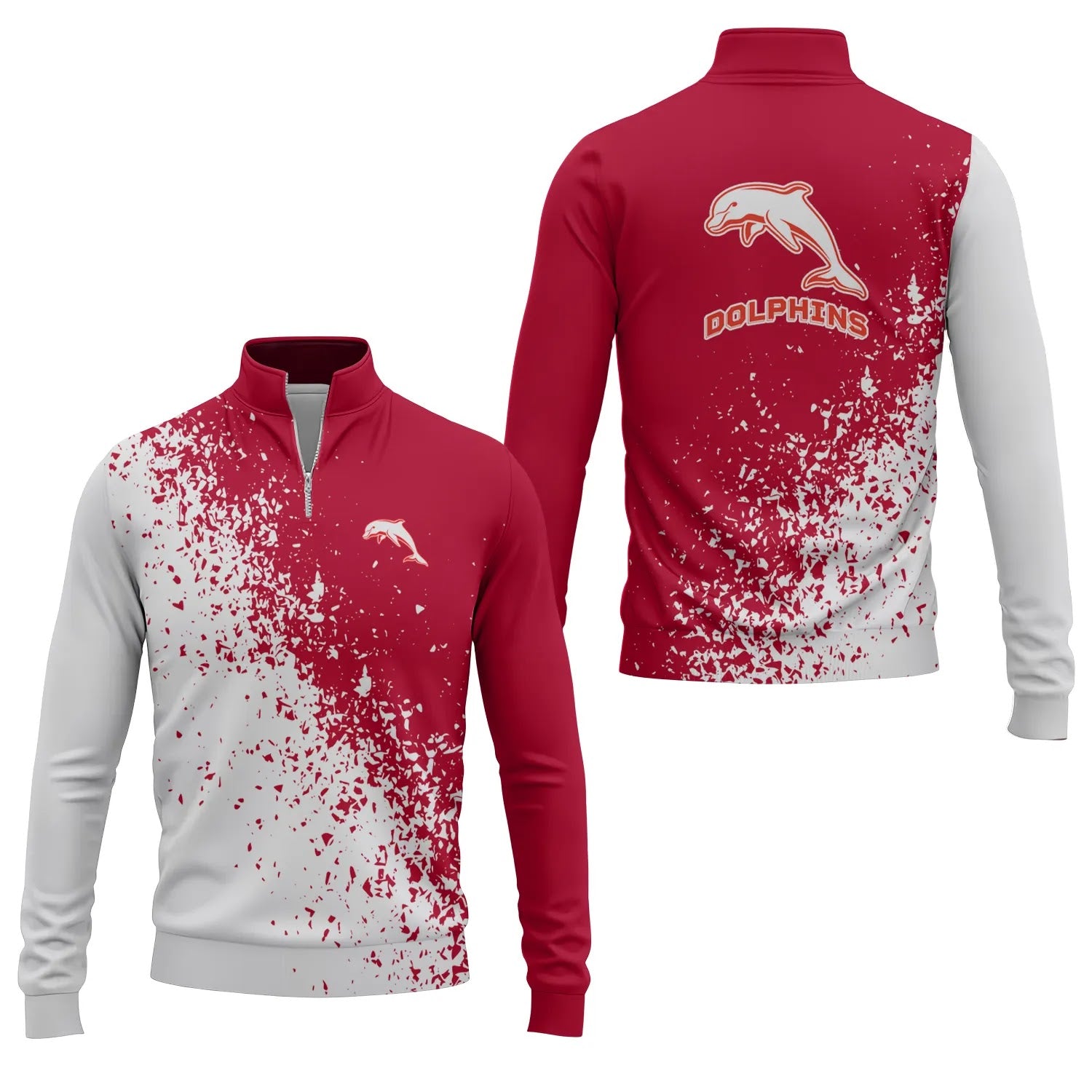 Dolphins Quarter-zip Pullover SC070