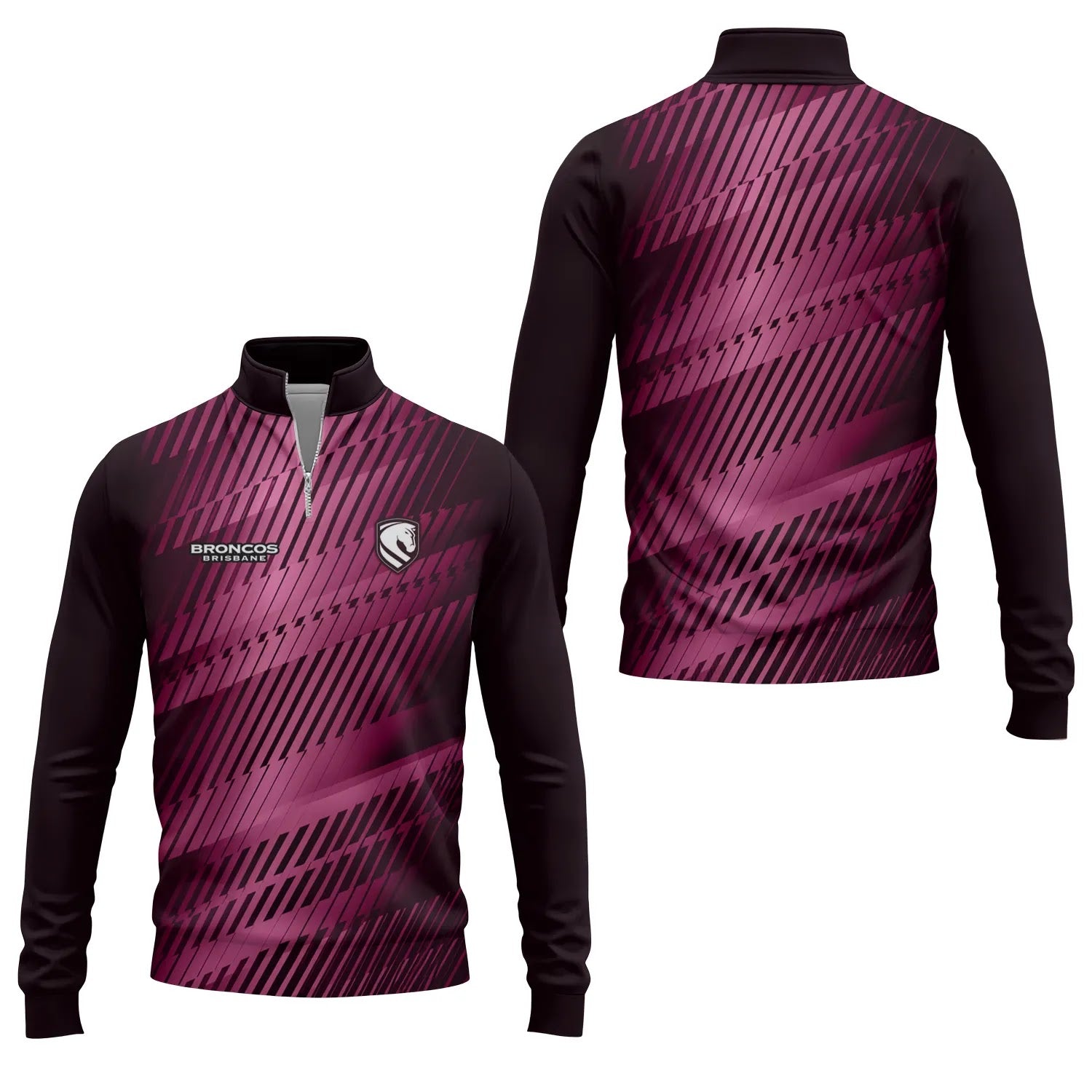 Brisbane Broncos Quarter-zip Pullover SC118
