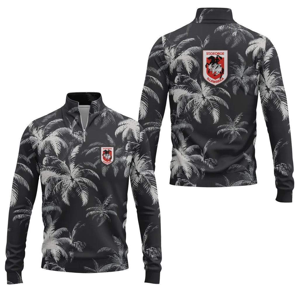 St George Illawarra Dragons Quarter-zip Pullover SC112