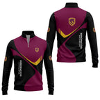 Brisbane Broncos Quarter-zip Pullover SC058