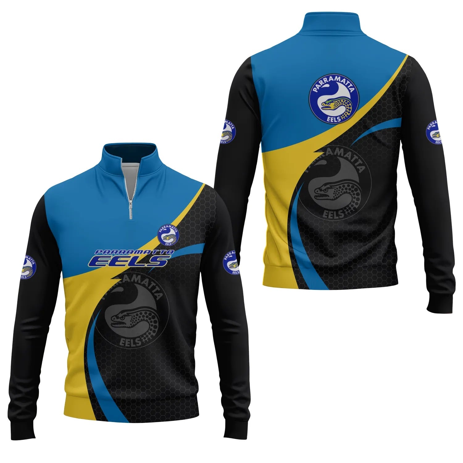 Parramatta Eels Quarter-zip Pullover SC002