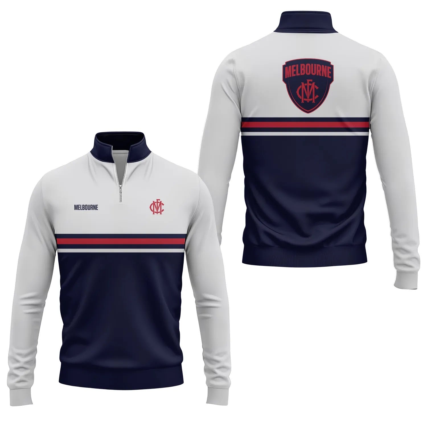 Melbourne Demons Quarter-zip Pullover SC015