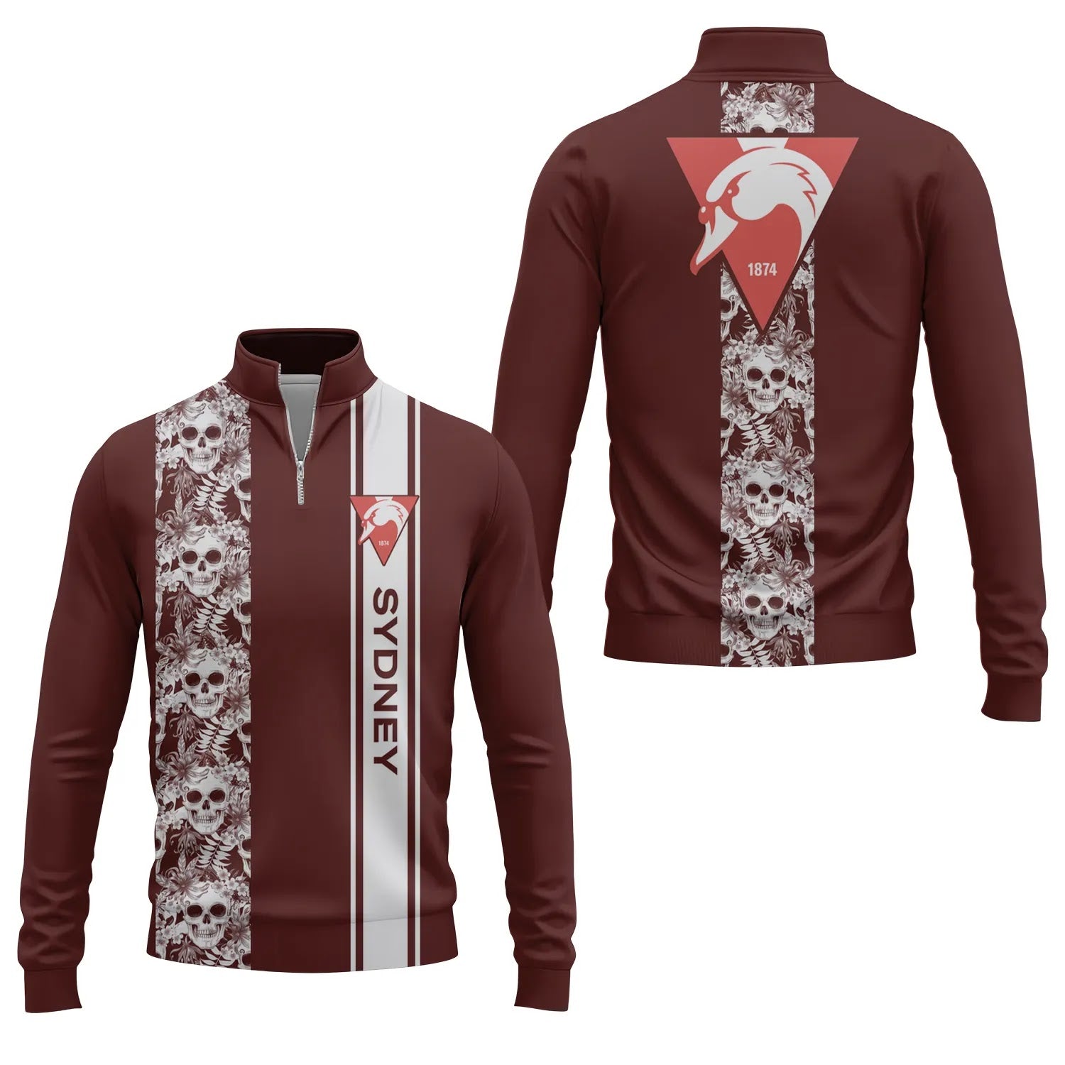 Sydney Swans Quarter-zip Pullover SHW042