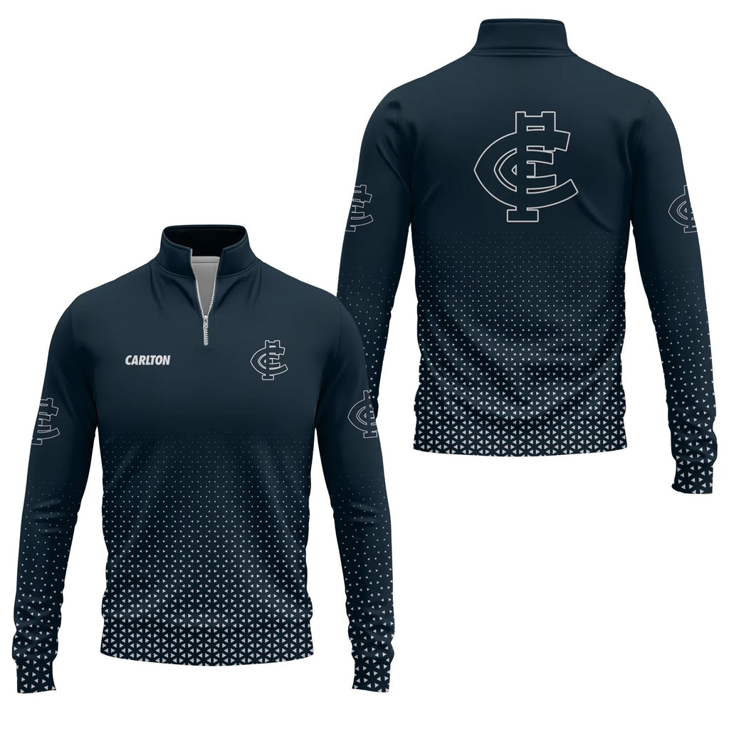 Carlton Blues Quarter-zip Pullover SC003