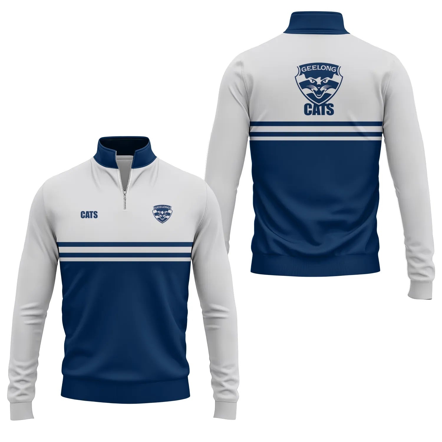 Geelong Cats Quarter-zip Pullover SC015
