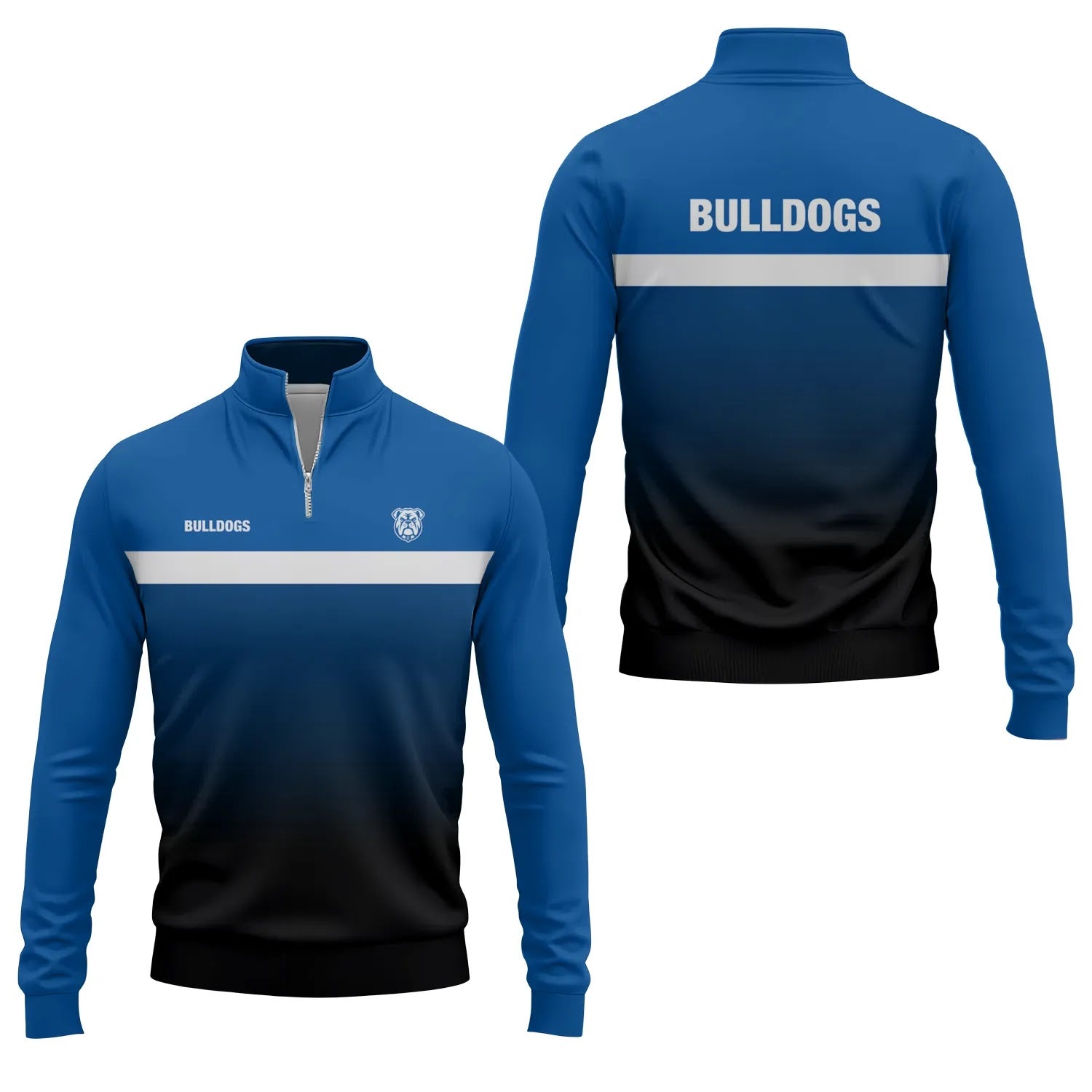 Canterbury-Bankstown Bulldogs Quarter-zip Pullover SC050