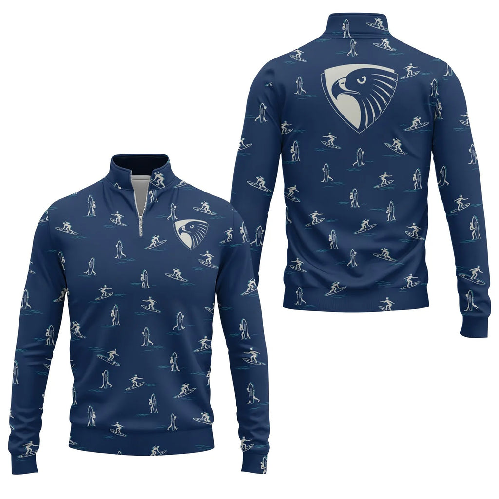 Hawthorn Hawks Quarter-zip Pullover SHW011