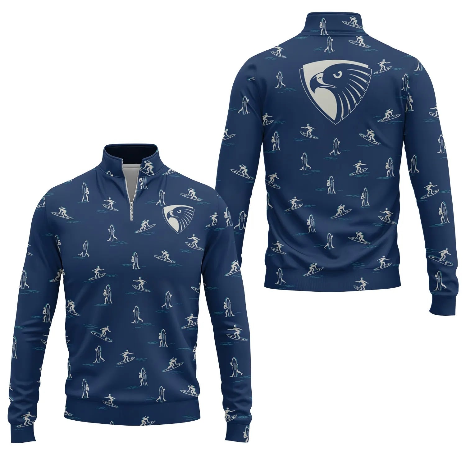 Hawthorn Hawks Quarter-zip Pullover SHW011